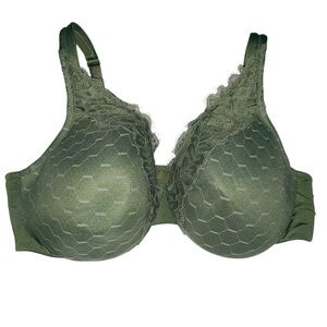 Cacique Lace Green Bra 38D